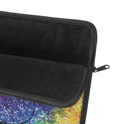 BTS Love Yourself : Answer Rainbow Gradient Watercolor Painting - Plush Fleece Interior Laptop Sleeve