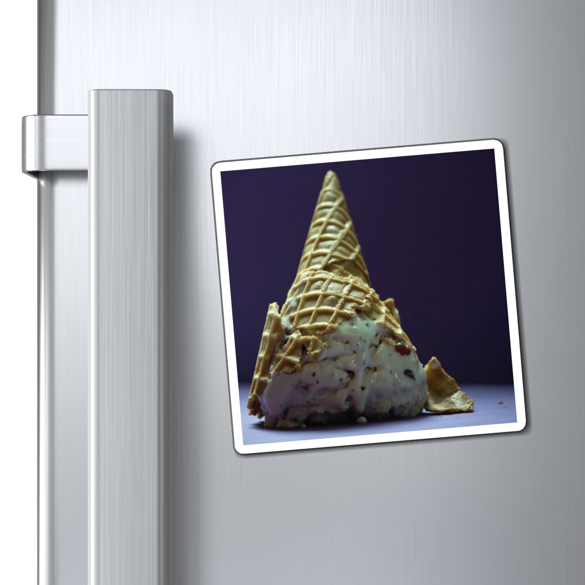 It's Melting Away Ice Cream Photography - Magnets