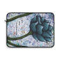 Grow. Thrive. F*ck The Patriarchy. Lotus Watercolor Painting - Plush Fleece Interior Laptop Sleeve