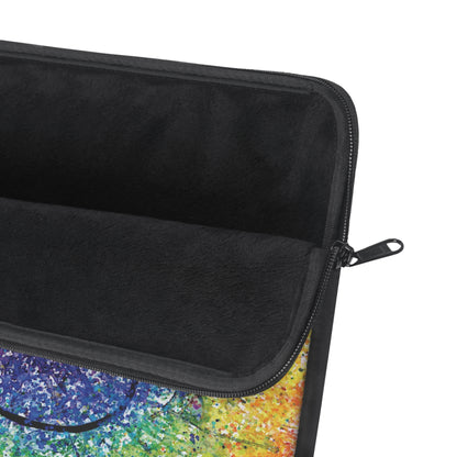 BTS Love Yourself : Answer Rainbow Gradient Watercolor Painting - Plush Fleece Interior Laptop Sleeve