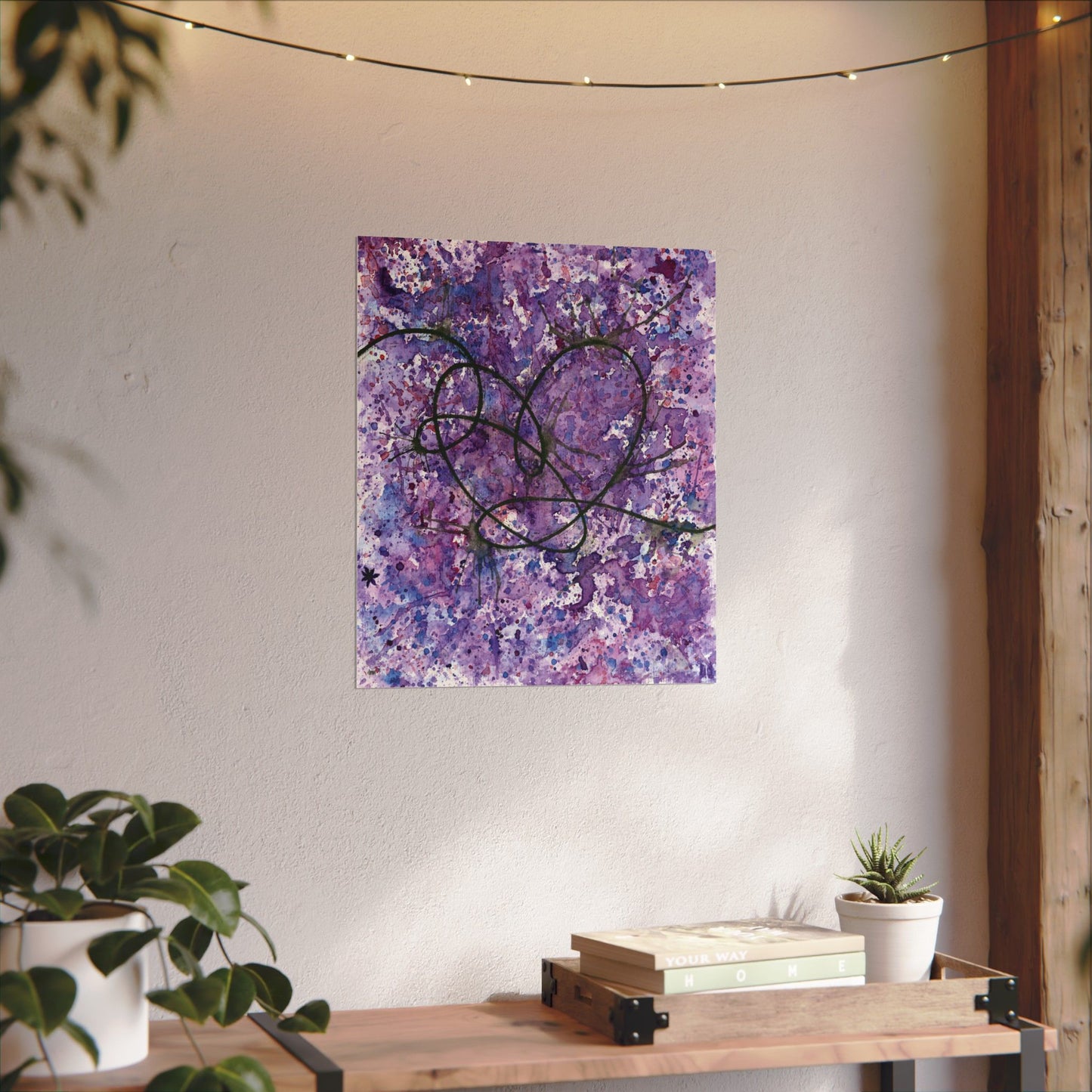 BTS Love Yourself : Answer Watercolor Painting - Textured Watercolor Matte Posters