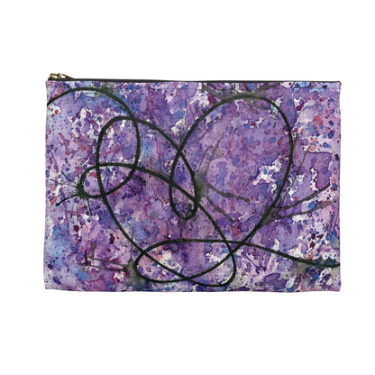 BTS Love Yourself : Answer Watercolor Painting - Zipper Closure Accessory Pouch (2 Sizes)