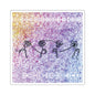 BTS Love Yourself : Her Multicolor Gradient Watercolor Painting - Square Stickers