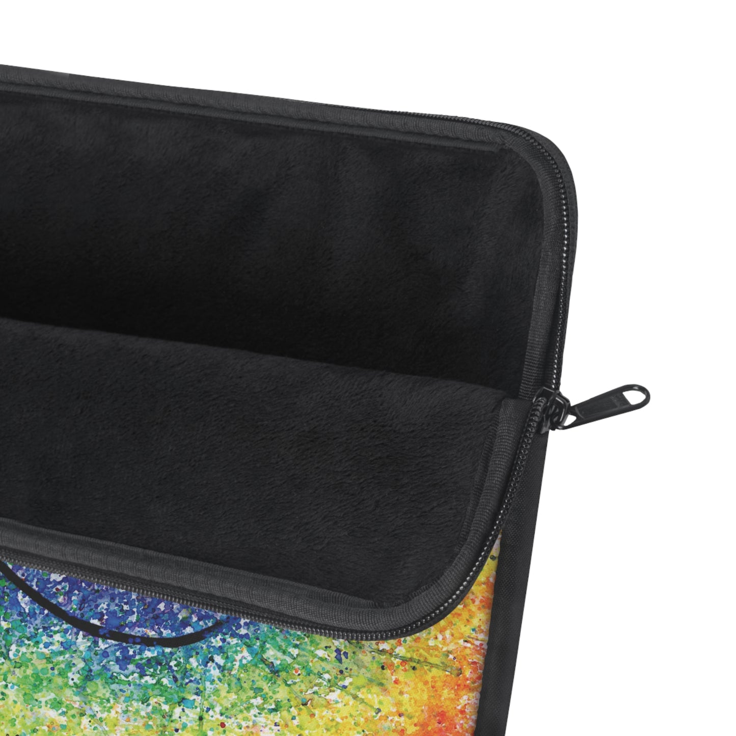 BTS Love Yourself : Answer Rainbow Gradient Watercolor Painting - Plush Fleece Interior Laptop Sleeve