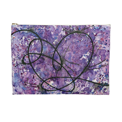 BTS Love Yourself : Answer Watercolor Painting - Zipper Closure Accessory Pouch (2 Sizes)