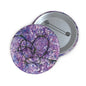 BTS Love Yourself : Answer Watercolor Painting - Glossy Metal Pin Buttons (3 Sizes)