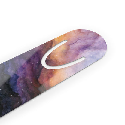 Traveling Through Uncharted Galaxies Watercolor Painting - Bookmark (Version 1)
