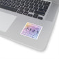 BTS Love Yourself : Her Multicolor Gradient Watercolor Painting - Square Stickers