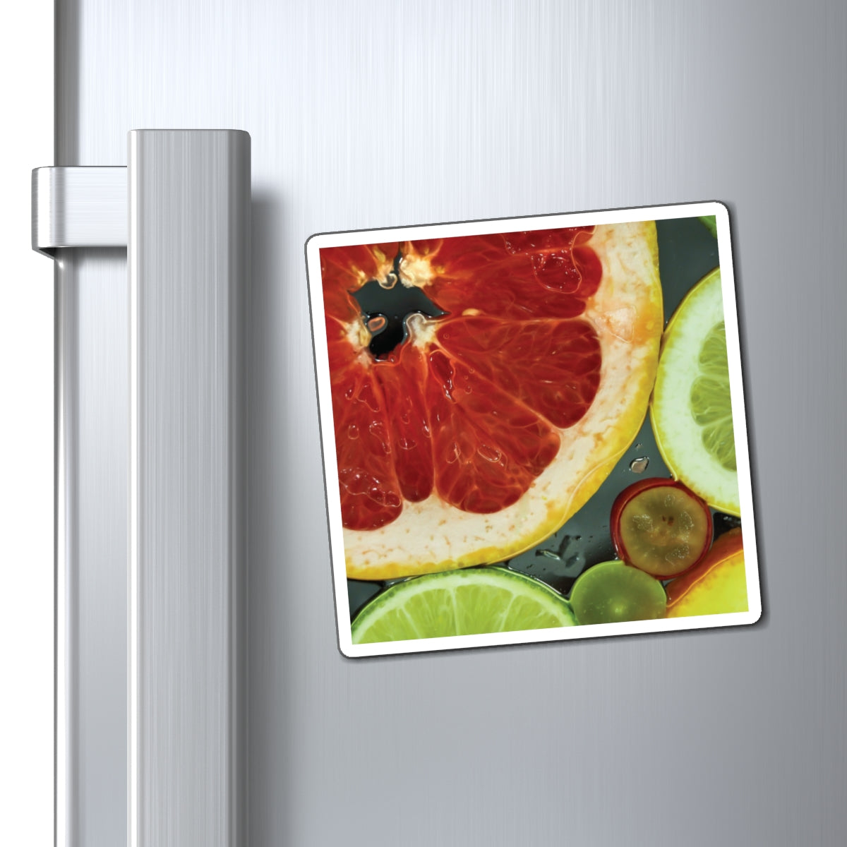Fruity Assortment On Glass Food Photography - Magnets