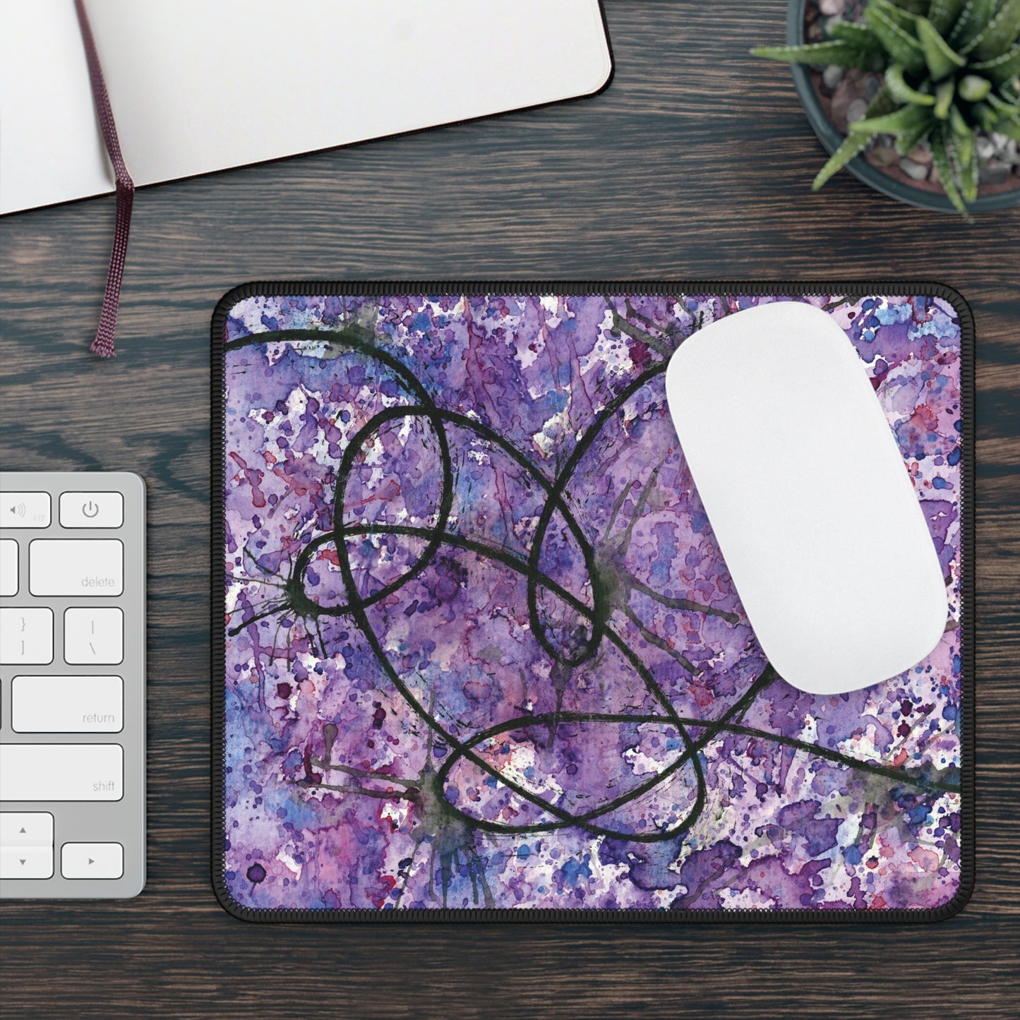 BTS Love Yourself : Answer Watercolor Painting - Gaming Mouse Pad
