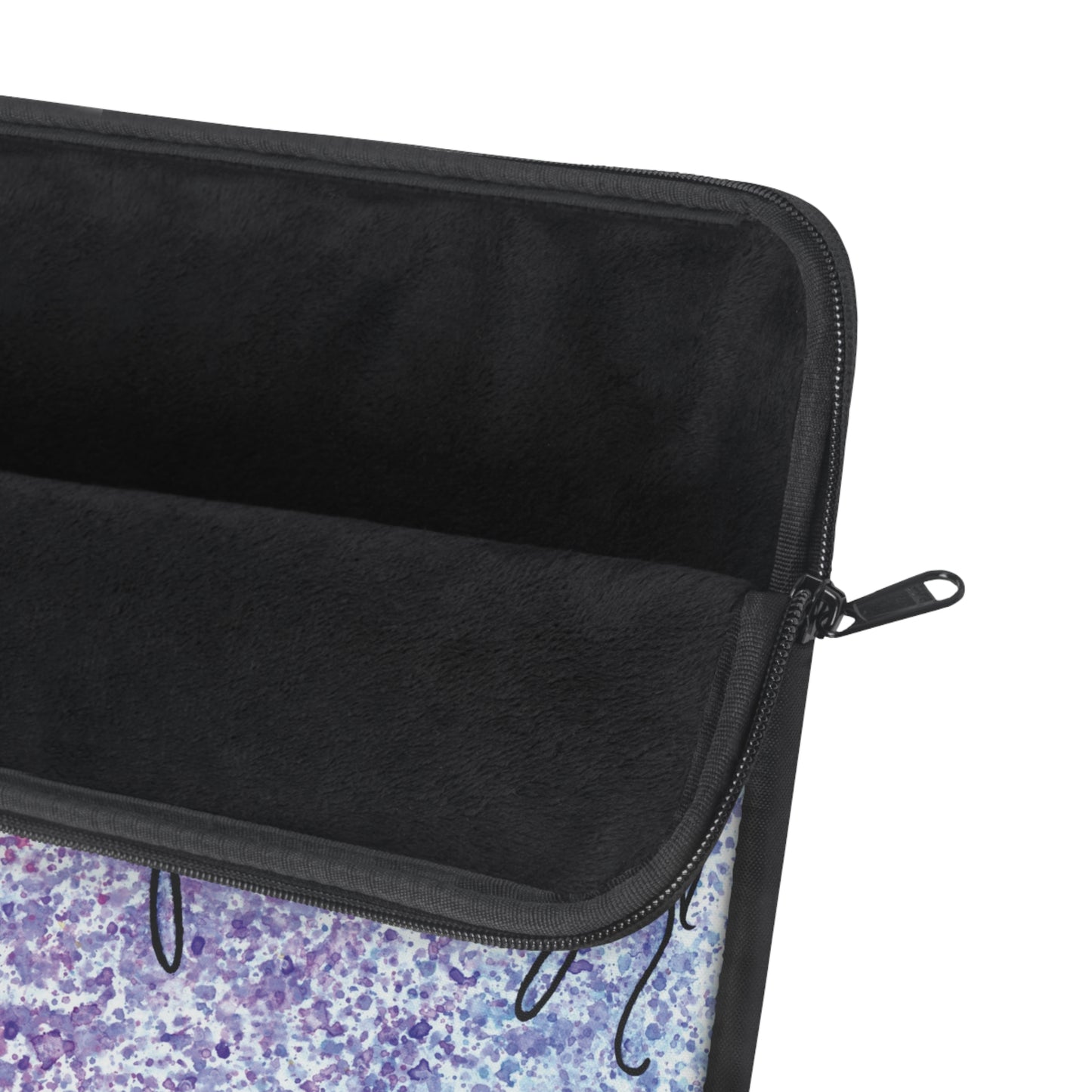 BTS Love Yourself : Her Multicolor Gradient Watercolor Painting - Plush Fleece Interior Laptop Sleeve