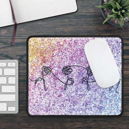 BTS Love Yourself : Her Multicolor Gradient Gradient Watercolor Painting - Gaming Mouse Pad