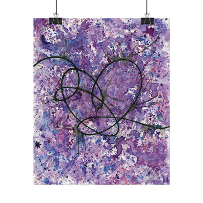 BTS Love Yourself : Answer Watercolor Painting - Textured Watercolor Matte Posters