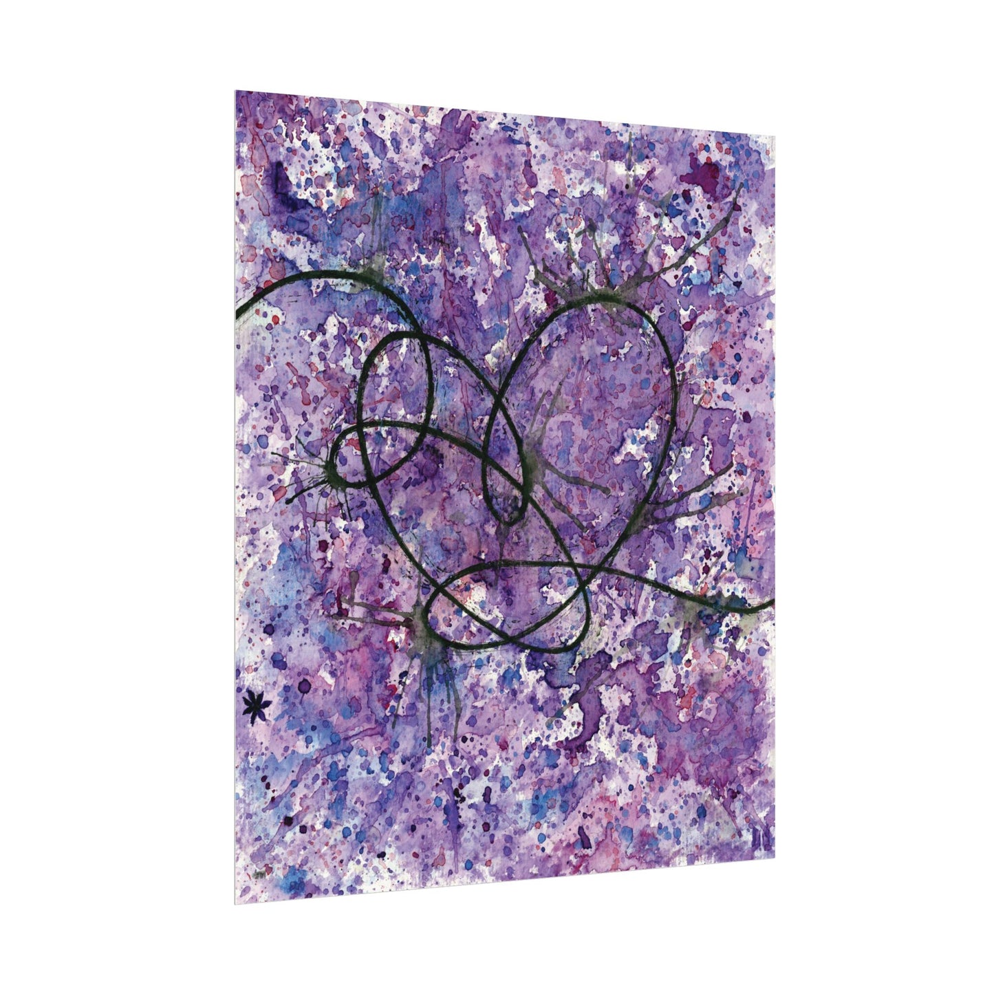 BTS Love Yourself : Answer Watercolor Painting - Textured Watercolor Matte Posters