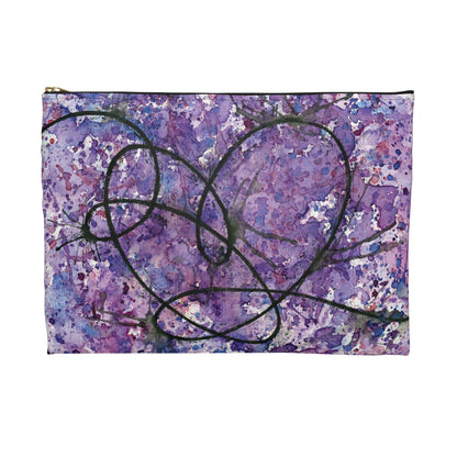 BTS Love Yourself : Answer Watercolor Painting - Zipper Closure Accessory Pouch (2 Sizes)