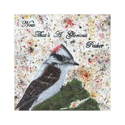 Stop Looking At My Butterbutt Watercolor Painting - Bird Nerd (5x5 or 7x4.5) Car Magnets