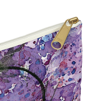 BTS Love Yourself : Answer Watercolor Painting - Zipper Closure Accessory Pouch (2 Sizes)