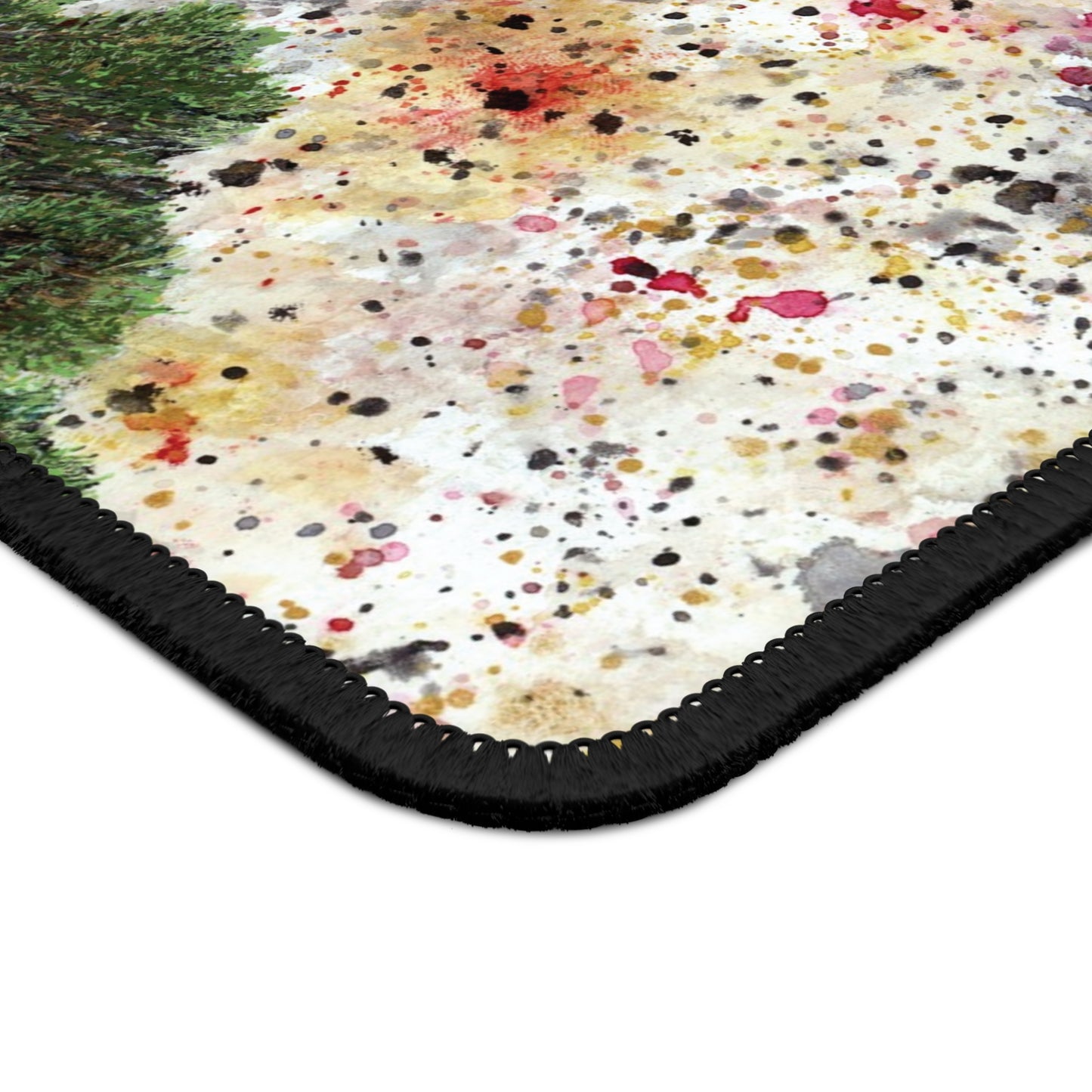 Now That's A Glorious Downy Woodpecker Watercolor Painting - Bird Nerd Gaming Mouse Pad