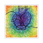 BTS Love Yourself : Answer Rainbow Gradient Watercolor Painting - Square Stickers