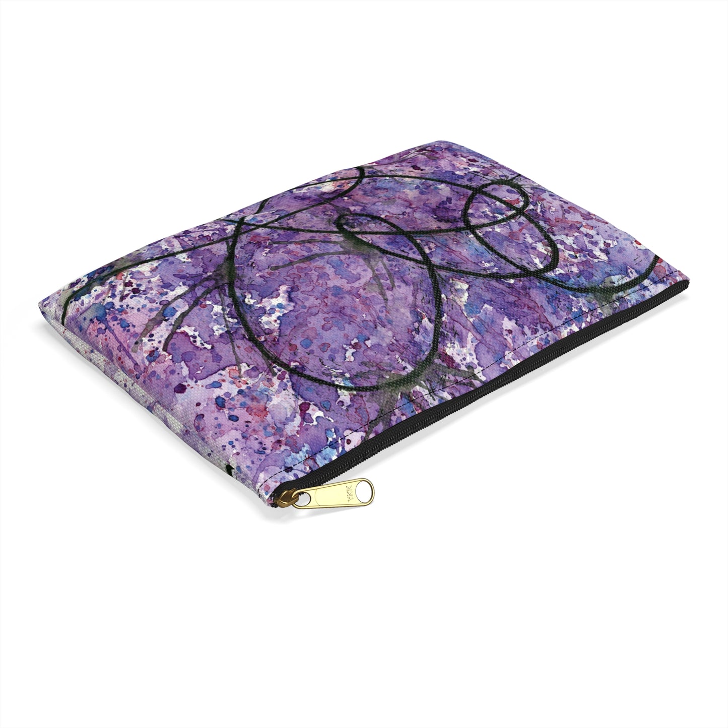 BTS Love Yourself : Answer Watercolor Painting - Zipper Closure Accessory Pouch (2 Sizes)