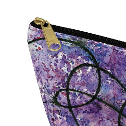 BTS Love Yourself : Answer Watercolor Painting - Zipper Closure Accessory Pouch w T-bottom (2 Sizes)