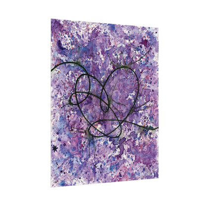 BTS Love Yourself : Answer Watercolor Painting - Textured Watercolor Matte Posters