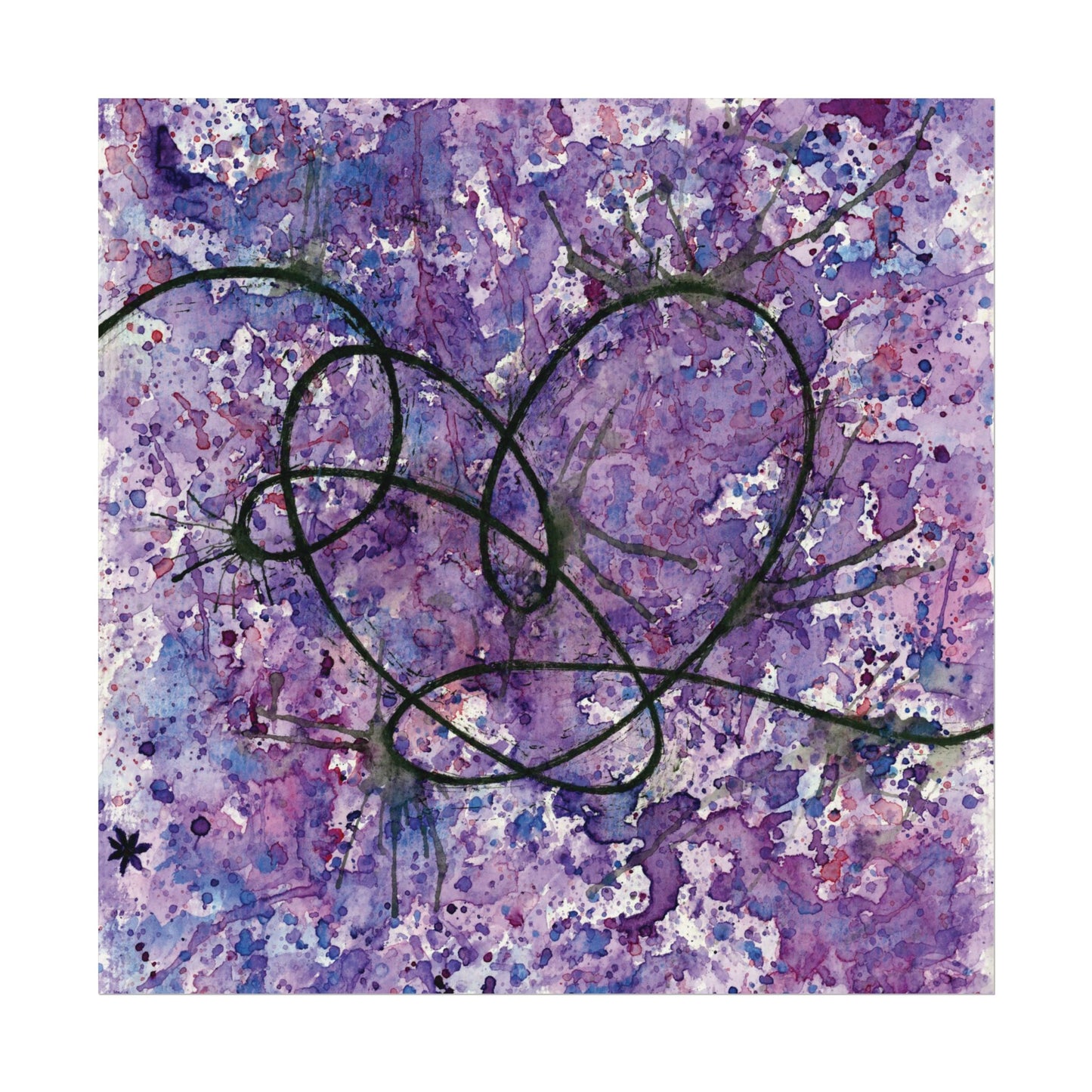 BTS Love Yourself : Answer Watercolor Painting - Textured Watercolor Matte Posters