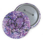 BTS Love Yourself : Answer Watercolor Painting - Glossy Metal Pin Buttons (3 Sizes)