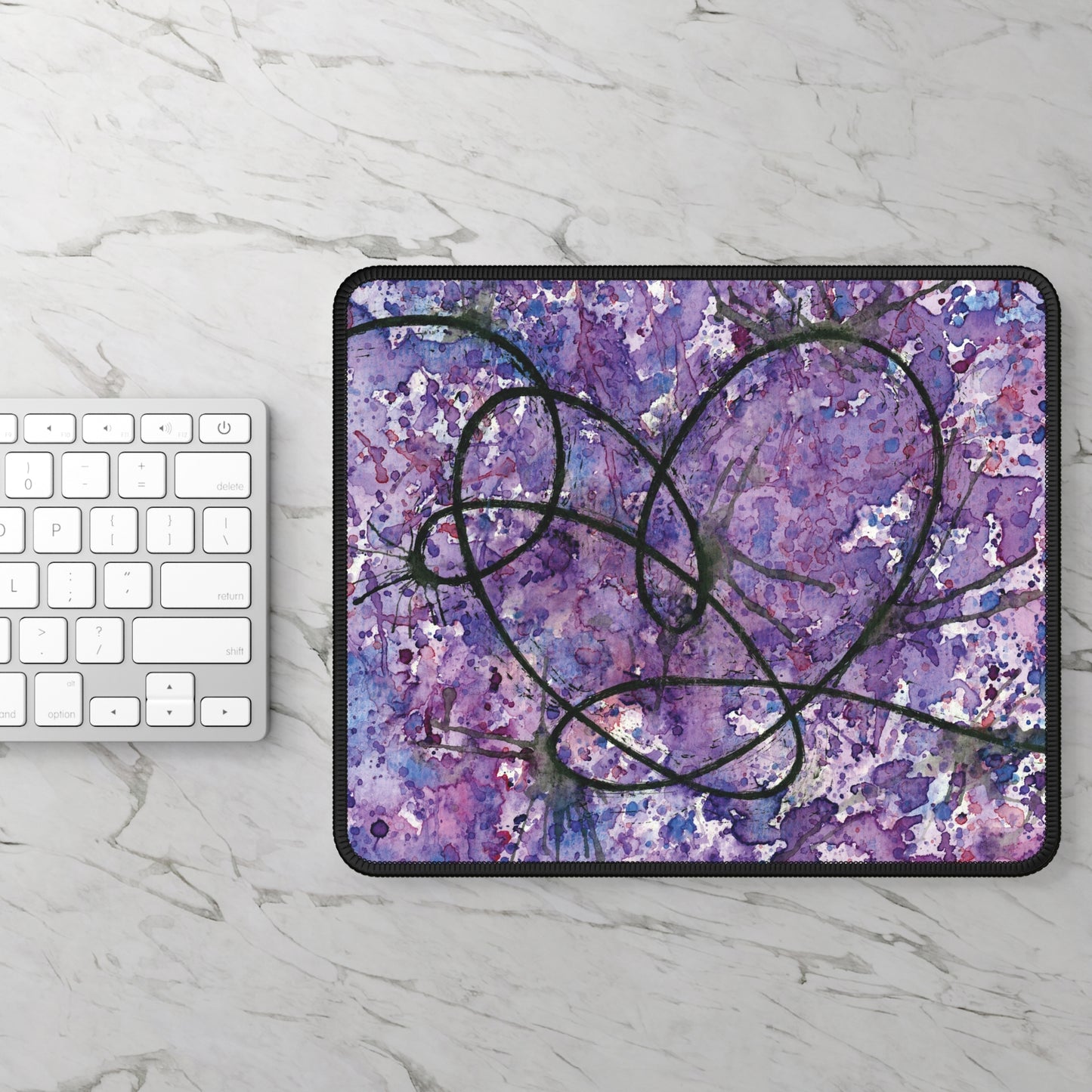 BTS Love Yourself : Answer Watercolor Painting - Gaming Mouse Pad
