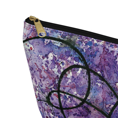 BTS Love Yourself : Answer Watercolor Painting - Zipper Closure Accessory Pouch w T-bottom (2 Sizes)
