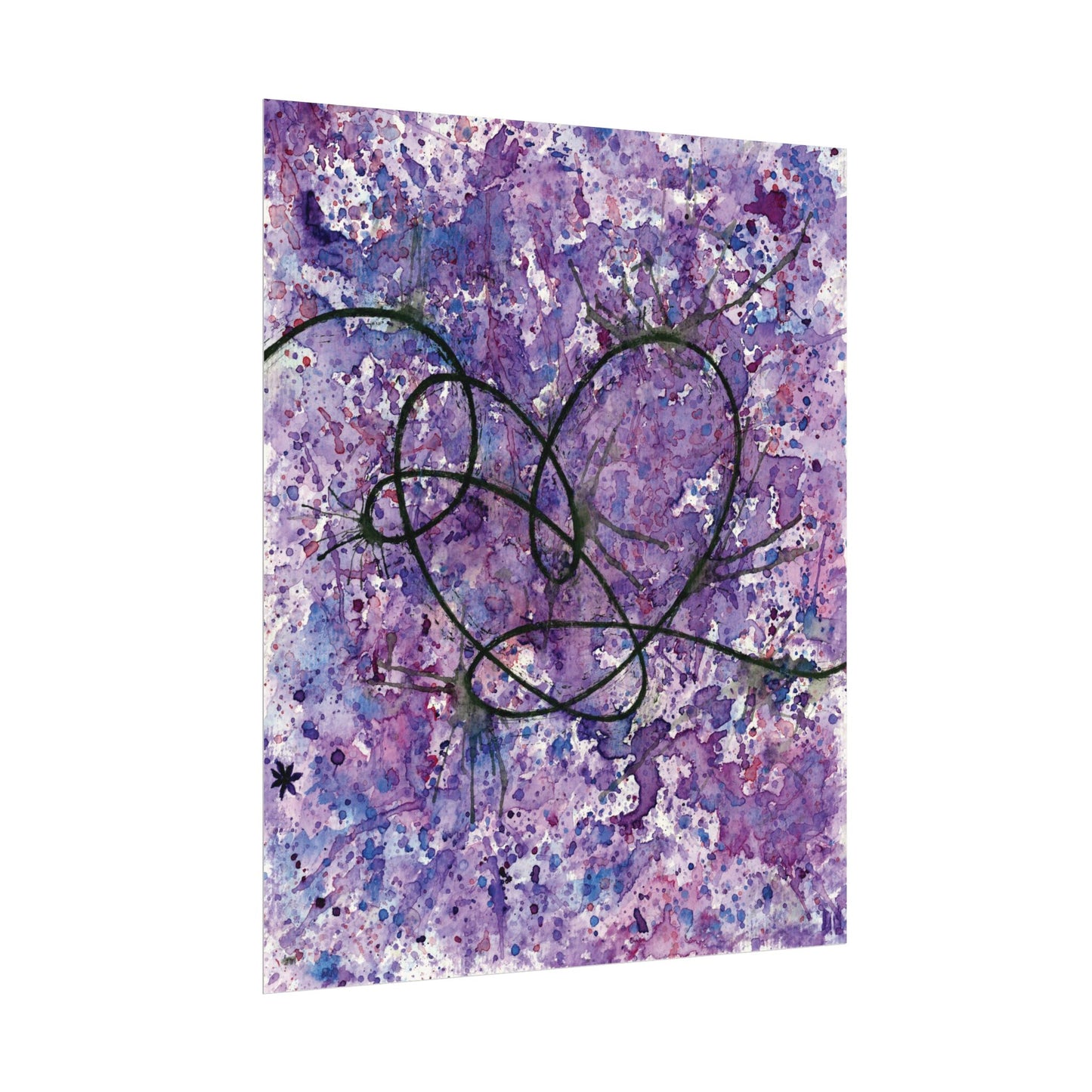 BTS Love Yourself : Answer Watercolor Painting - Textured Watercolor Matte Posters