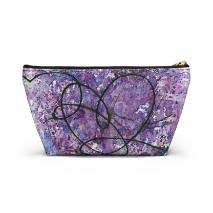 BTS Love Yourself : Answer Watercolor Painting - Zipper Closure Accessory Pouch w T-bottom (2 Sizes)