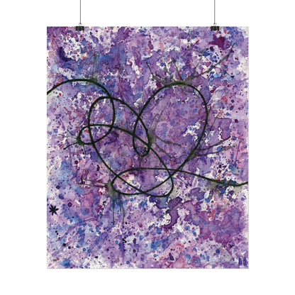 BTS Love Yourself : Answer Watercolor Painting - Textured Watercolor Matte Posters