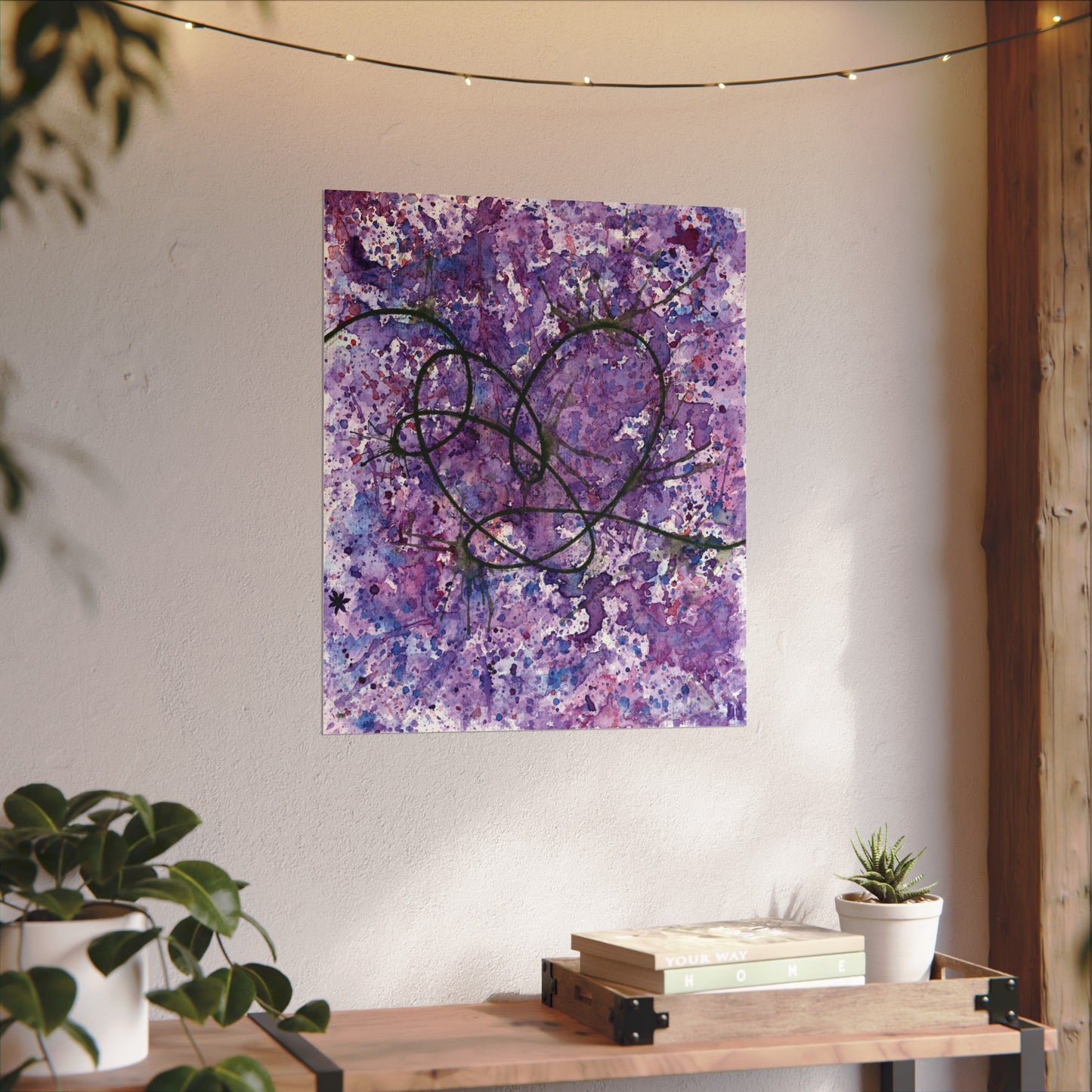 BTS Love Yourself : Answer Watercolor Painting - Textured Watercolor Matte Posters