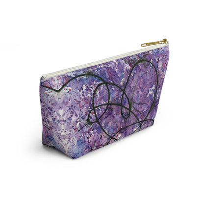 BTS Love Yourself : Answer Watercolor Painting - Zipper Closure Accessory Pouch w T-bottom (2 Sizes)