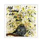 Stop Looking At My Butterbutt Watercolor Painting - Bird Nerd Square Stickers