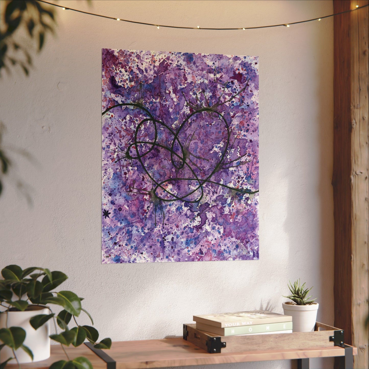BTS Love Yourself : Answer Watercolor Painting - Textured Watercolor Matte Posters