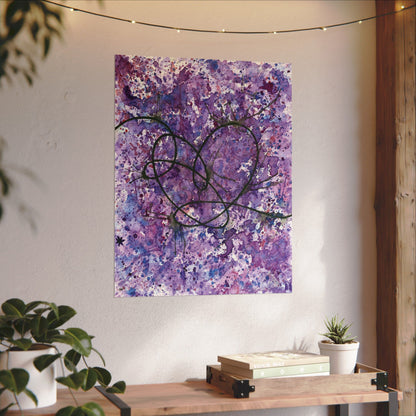 BTS Love Yourself : Answer Watercolor Painting - Textured Watercolor Matte Posters