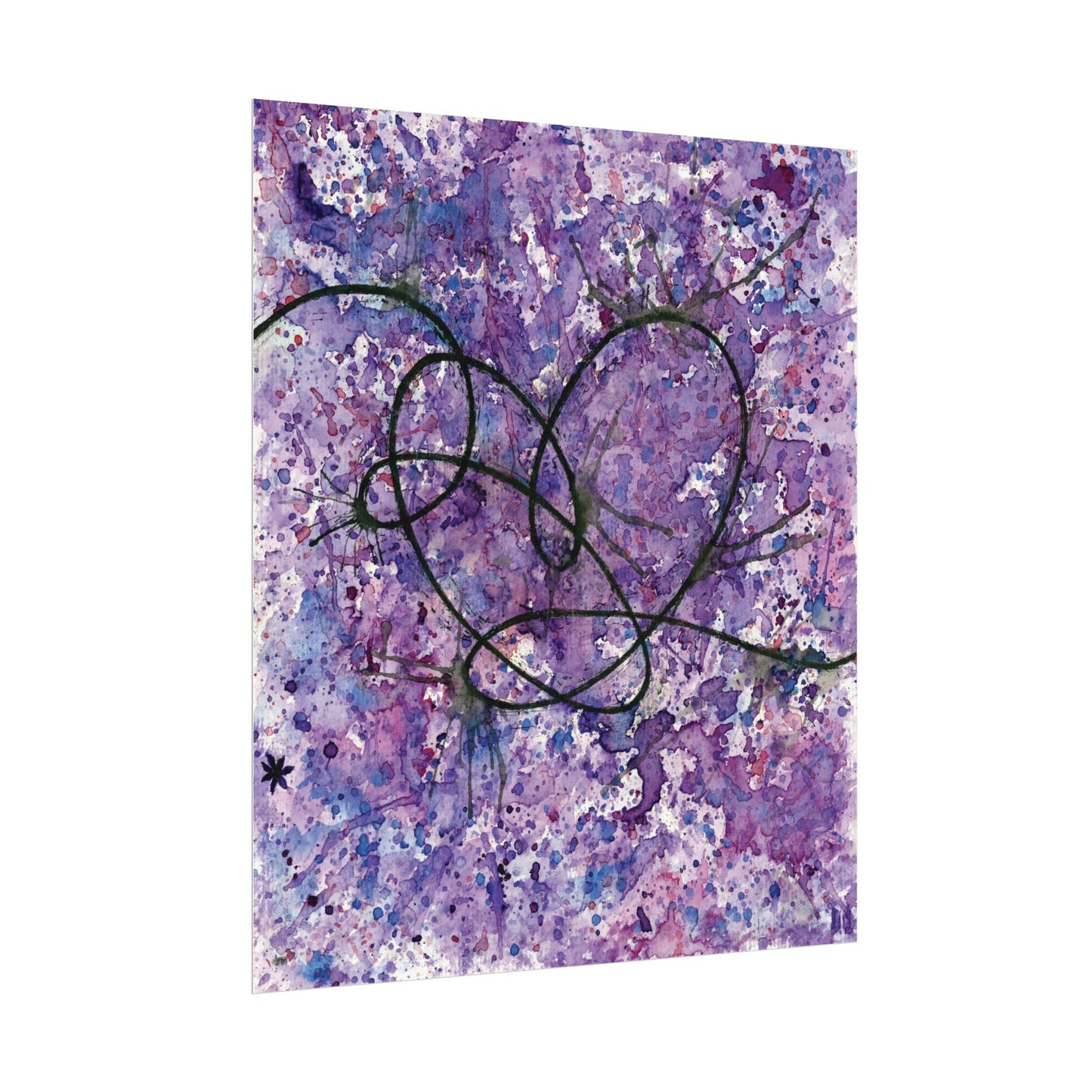 BTS Love Yourself : Answer Watercolor Painting - Textured Watercolor Matte Posters