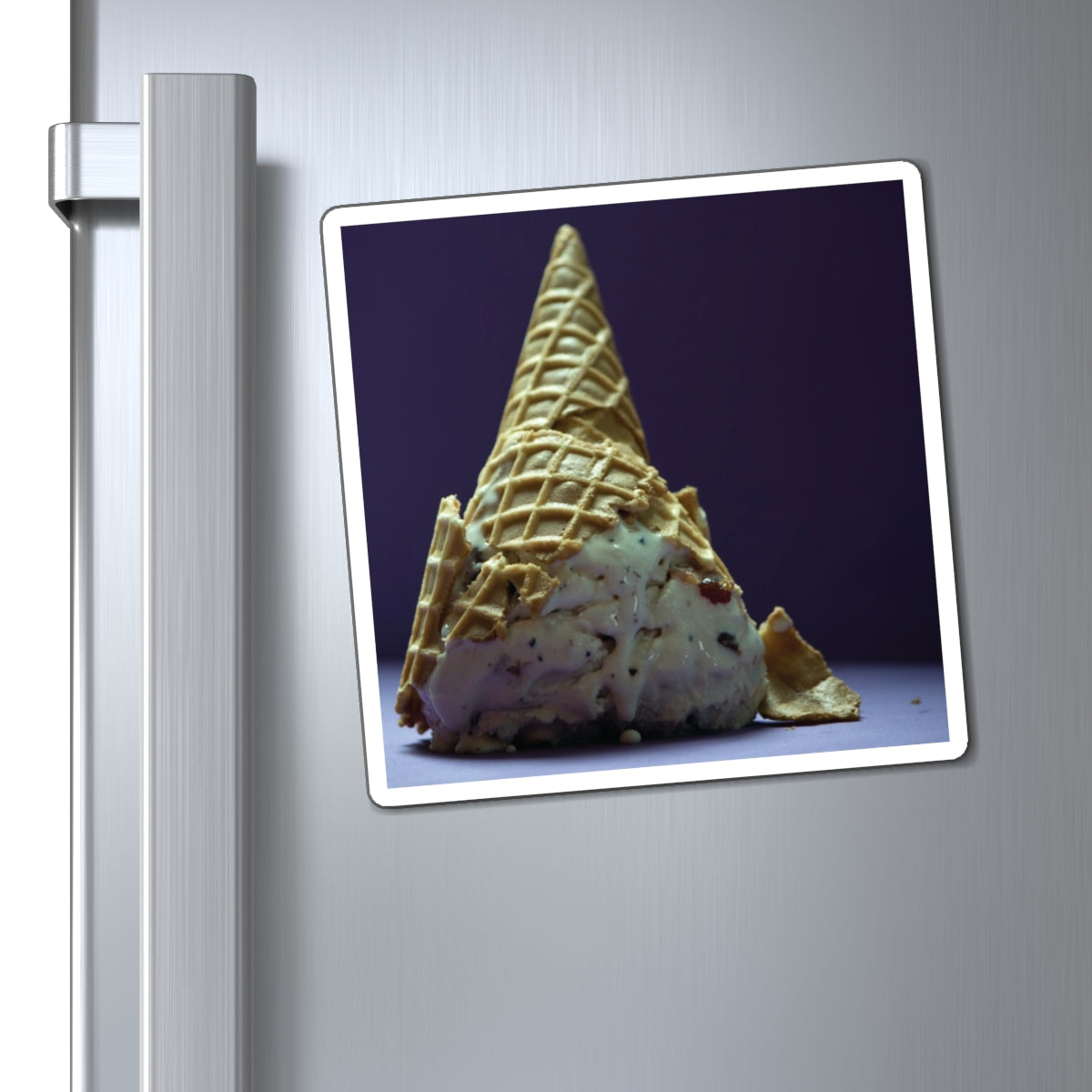 It's Melting Away Ice Cream Photography - Magnets