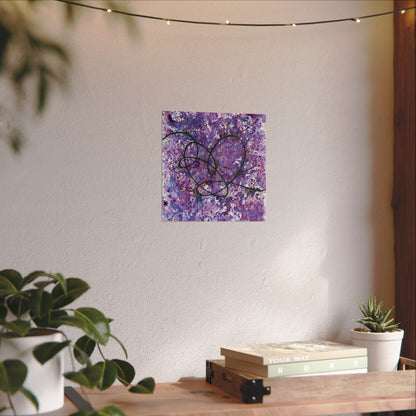 BTS Love Yourself : Answer Watercolor Painting - Textured Watercolor Matte Posters