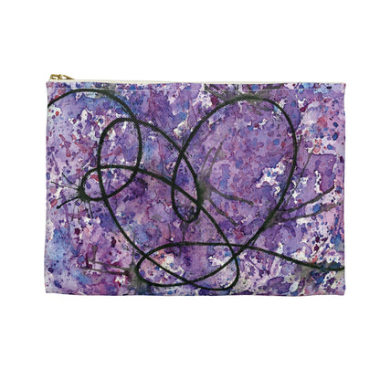 BTS Love Yourself : Answer Watercolor Painting - Zipper Closure Accessory Pouch (2 Sizes)