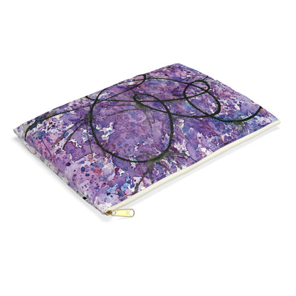 BTS Love Yourself : Answer Watercolor Painting - Zipper Closure Accessory Pouch (2 Sizes)
