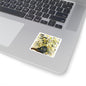 Stop Looking At My Butterbutt Watercolor Painting - Bird Nerd Square Stickers