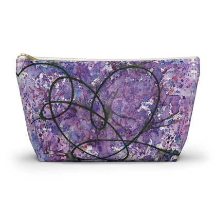 BTS Love Yourself : Answer Watercolor Painting - Zipper Closure Accessory Pouch w T-bottom (2 Sizes)