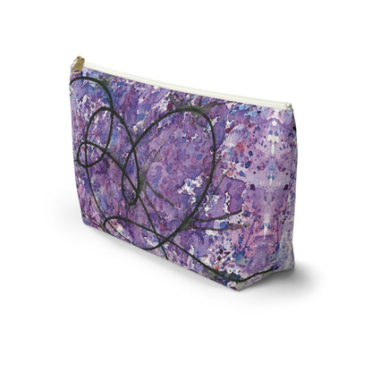 BTS Love Yourself : Answer Watercolor Painting - Zipper Closure Accessory Pouch w T-bottom (2 Sizes)