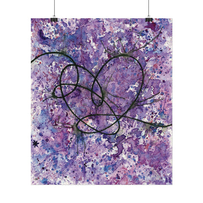 BTS Love Yourself : Answer Watercolor Painting - Textured Watercolor Matte Posters
