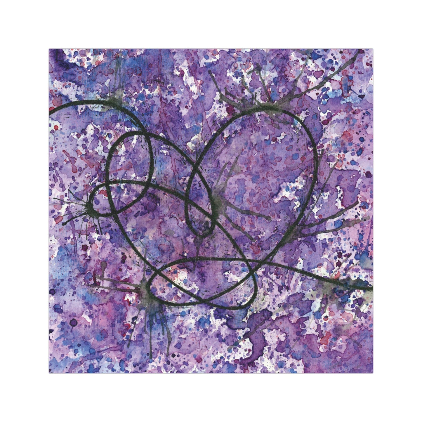 BTS Love Yourself : Answer Watercolor Painting - 5x5 Car Magnets