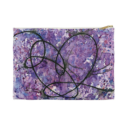 BTS Love Yourself : Answer Watercolor Painting - Zipper Closure Accessory Pouch (2 Sizes)