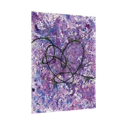 BTS Love Yourself : Answer Watercolor Painting - Textured Watercolor Matte Posters